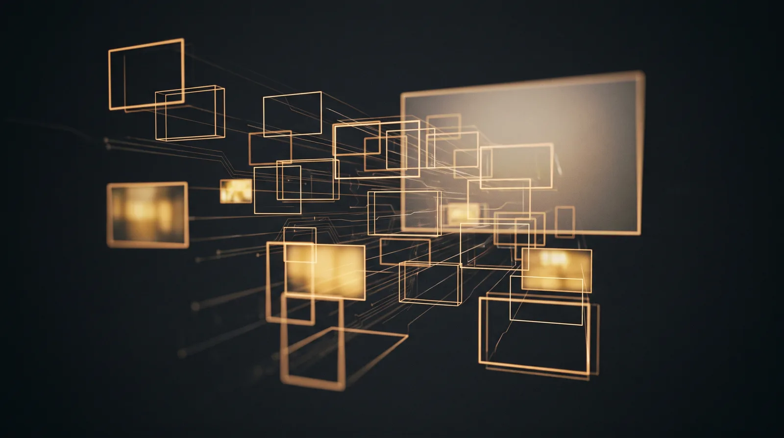 Touch interface controlling a large video wall