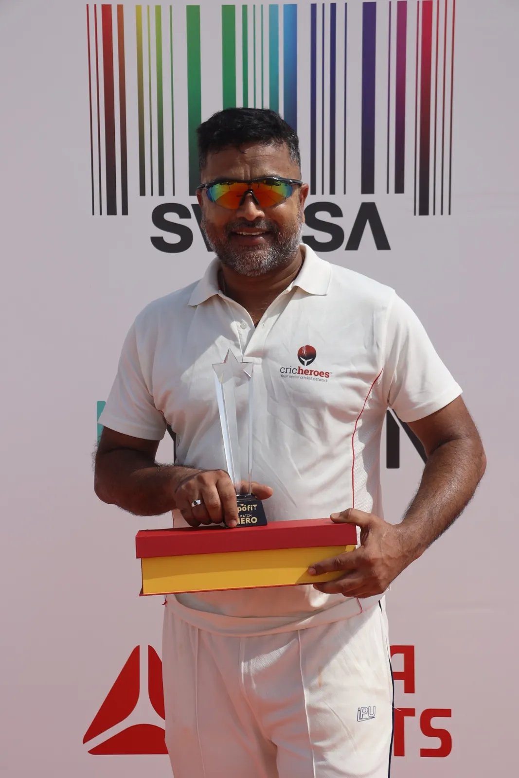 Another Match Hero award on presentation day