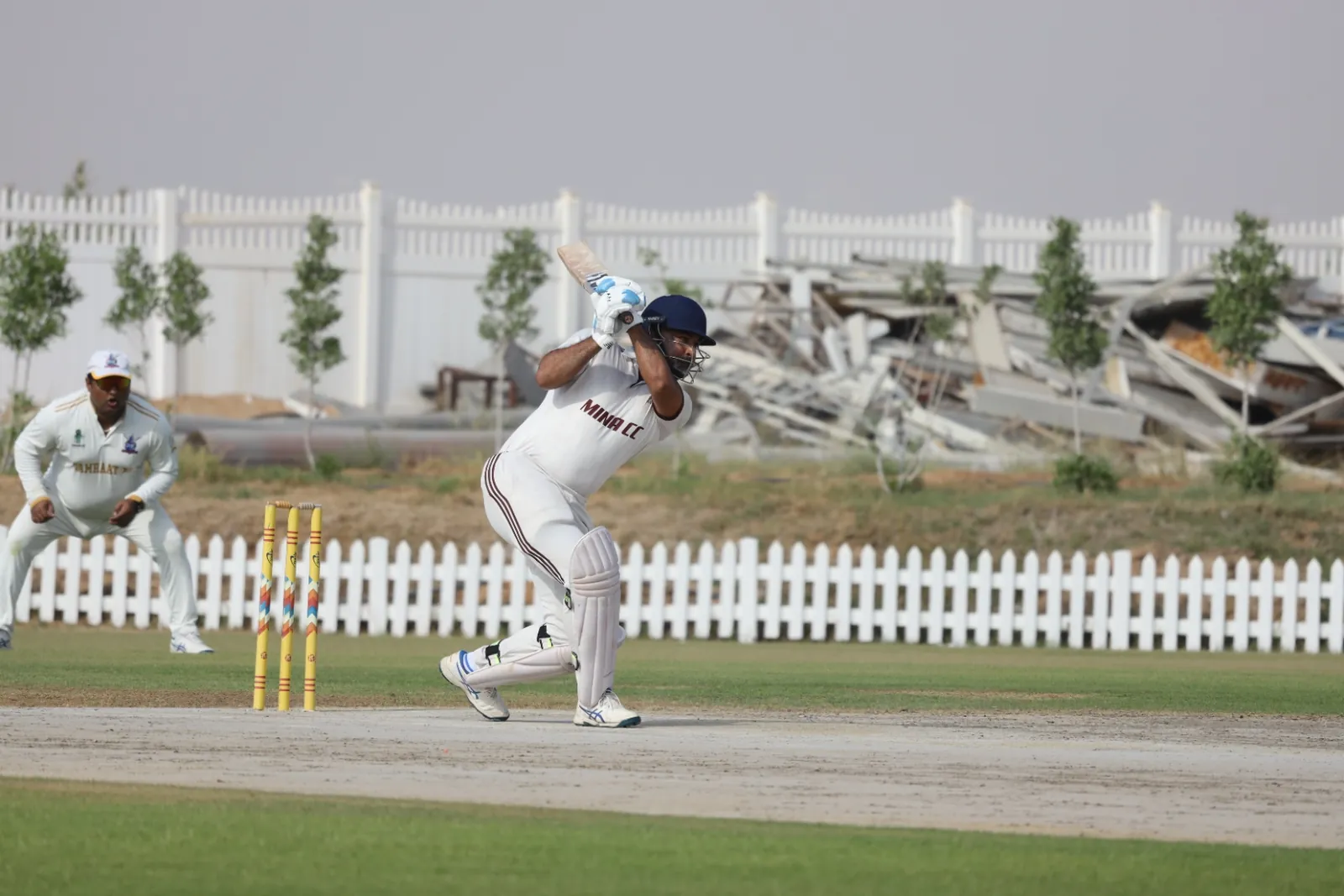 A straight drive down the ground for MINA CC